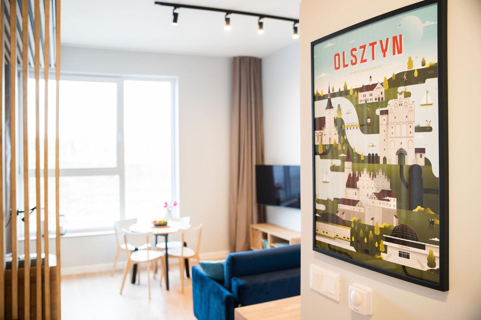 Apartament Ukiel Park 3 Przy Plazy Miejskiej - Free Parking,Fv Ольштин Екстер'єр фото